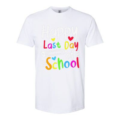 Happy Last Day Of School Students Women Funny Summer Beak Softstyle CVC T-Shirt