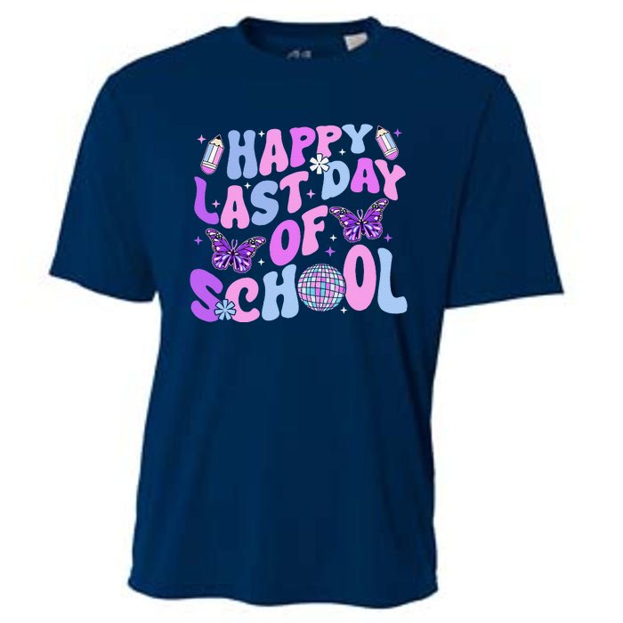 Happy Last Day Of School Teacher Boy Girl Grad Hello Summer Cooling Performance Crew T-Shirt