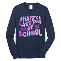 Happy Last Day Of School Teacher Boy Girl Grad Hello Summer Long Sleeve Shirt