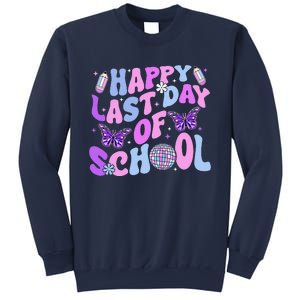 Happy Last Day Of School Teacher Boy Girl Grad Hello Summer Sweatshirt