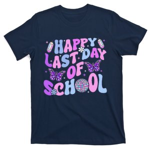 Happy Last Day Of School Teacher Boy Girl Grad Hello Summer T-Shirt