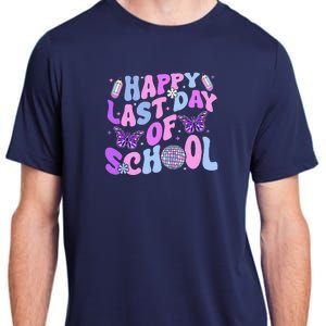 Happy Last Day Of School Teacher Boy Girl Grad Hello Summer Adult ChromaSoft Performance T-Shirt