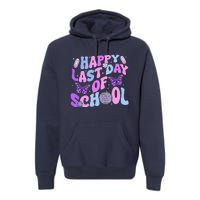 Happy Last Day Of School Teacher Boy Girl Grad Hello Summer Premium Hoodie