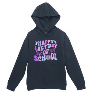 Happy Last Day Of School Teacher Boy Girl Grad Hello Summer Urban Pullover Hoodie