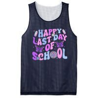 Happy Last Day Of School Teacher Boy Girl Grad Hello Summer Mesh Reversible Basketball Jersey Tank