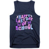 Happy Last Day Of School Teacher Boy Girl Grad Hello Summer Tank Top