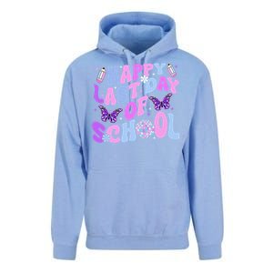 Happy Last Day Of School Teacher Boy Girl Grad Hello Summer Unisex Surf Hoodie