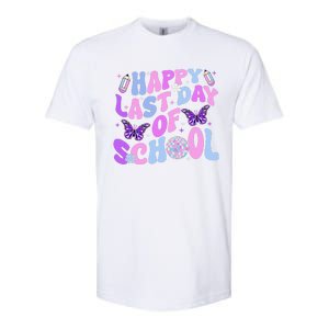 Happy Last Day Of School Teacher Boy Girl Grad Hello Summer Softstyle CVC T-Shirt