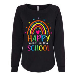 Happy Last Day of School Teacher Student Graduation Womens California Wash Sweatshirt