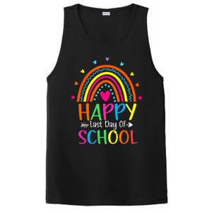 Happy Last Day of School Teacher Student Graduation PosiCharge Competitor Tank