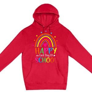 Happy Last Day of School Teacher Student Graduation Premium Pullover Hoodie