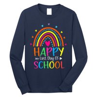 Happy Last Day of School Teacher Student Graduation Long Sleeve Shirt