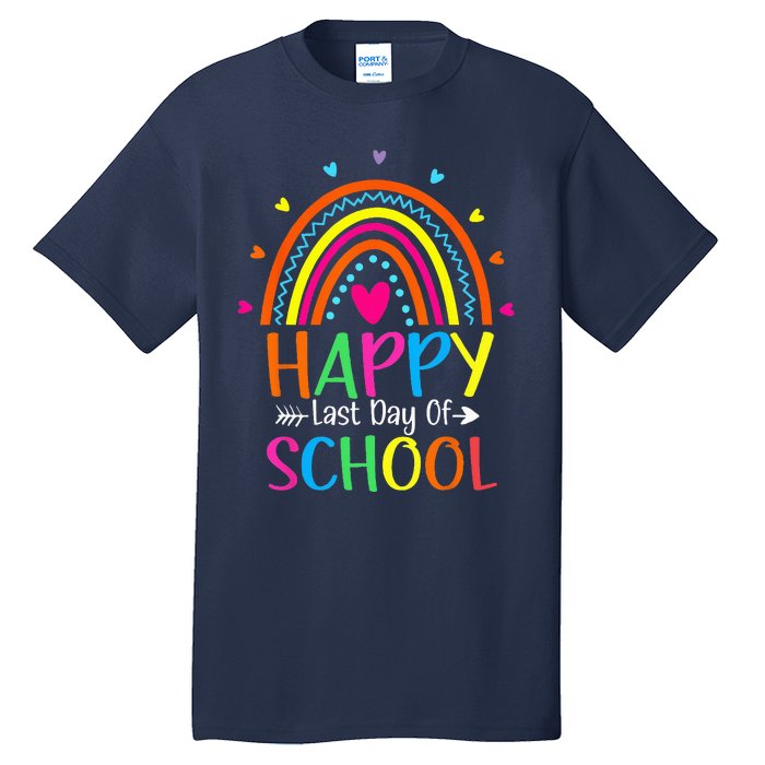 Happy Last Day of School Teacher Student Graduation Tall T-Shirt