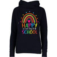 Happy Last Day of School Teacher Student Graduation Womens Funnel Neck Pullover Hood