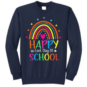 Happy Last Day of School Teacher Student Graduation Tall Sweatshirt