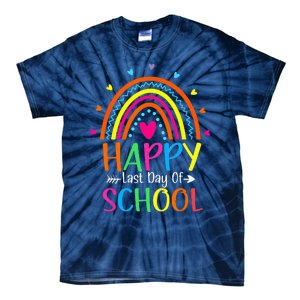 Happy Last Day of School Teacher Student Graduation Tie-Dye T-Shirt