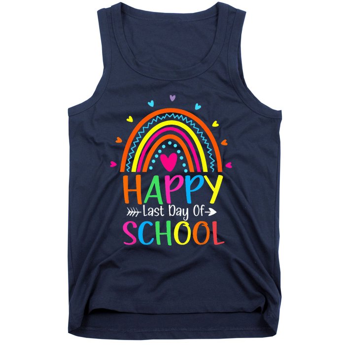 Happy Last Day of School Teacher Student Graduation Tank Top