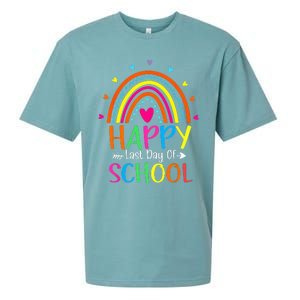 Happy Last Day of School Teacher Student Graduation Sueded Cloud Jersey T-Shirt