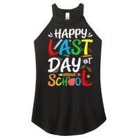 Happy Last Day Of School Teacher Student Graduation Summer Women's Perfect Tri Rocker Tank