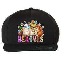 He Lives Easter Cross Jesus Religious Easter Day Christians Wool Snapback Cap