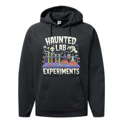 Haunted Lab Experiments Halloween In The Lab Performance Fleece Hoodie