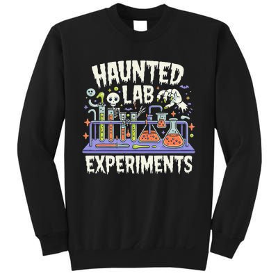 Haunted Lab Experiments Halloween In The Lab Sweatshirt