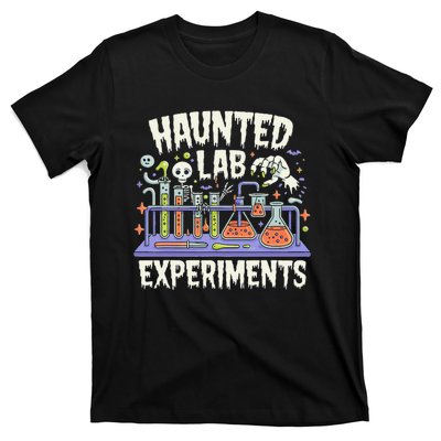 Haunted Lab Experiments Halloween In The Lab T-Shirt