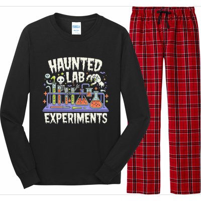 Haunted Lab Experiments Halloween In The Lab Long Sleeve Pajama Set