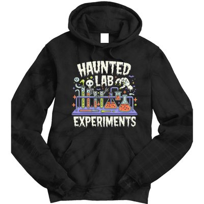 Haunted Lab Experiments Halloween In The Lab Tie Dye Hoodie