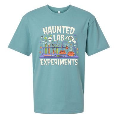 Haunted Lab Experiments Halloween In The Lab Sueded Cloud Jersey T-Shirt