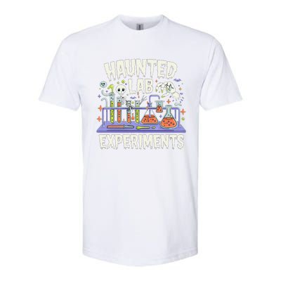 Haunted Lab Experiments Halloween In The Lab Softstyle CVC T-Shirt