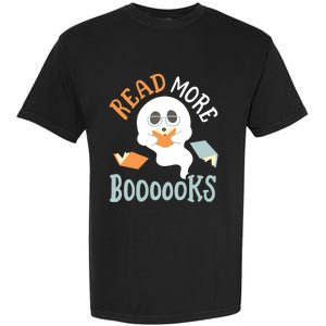 Halloween Librarian English Teacher Reading Reader Books Garment-Dyed Heavyweight T-Shirt