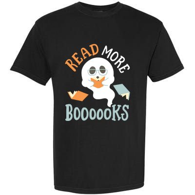 Halloween Librarian English Teacher Reading Reader Books Garment-Dyed Heavyweight T-Shirt