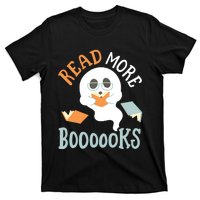 Halloween Librarian English Teacher Reading Reader Books T-Shirt