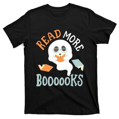 Halloween Librarian English Teacher Reading Reader Books T-Shirt