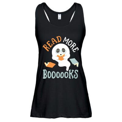 Halloween Librarian English Teacher Reading Reader Books Ladies Essential Flowy Tank