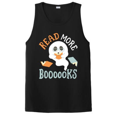 Halloween Librarian English Teacher Reading Reader Books PosiCharge Competitor Tank