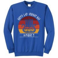 Happy Leif Erikson Day Vikings October 9th Celebration Meaningful Gift Tall Sweatshirt