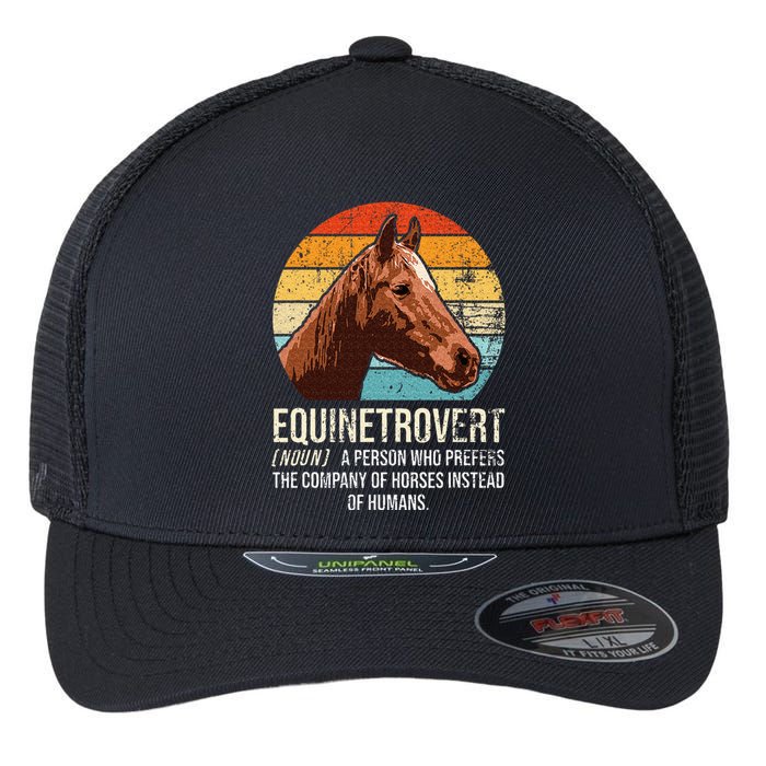 Horse Lover Equestrian Horse Rider Horse Trainer Horse Flexfit Unipanel Trucker Cap