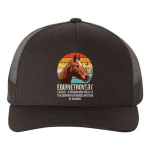 Horse Lover Equestrian Horse Rider Horse Trainer Horse Yupoong Adult 5-Panel Trucker Hat