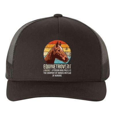 Horse Lover Equestrian Horse Rider Horse Trainer Horse Yupoong Adult 5-Panel Trucker Hat