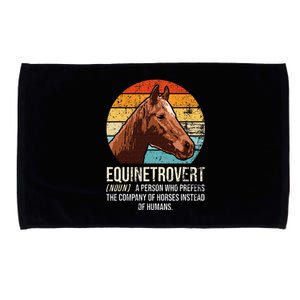 Horse Lover Equestrian Horse Rider Horse Trainer Horse Microfiber Hand Towel