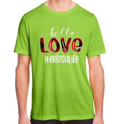 Hello Love Er Tech Life Buffalo Awesome Valentines Gift Idea Cool Gift Adult ChromaSoft Performance T-Shirt