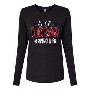 Hello Love Er Tech Life Buffalo Awesome Valentines Gift Idea Cool Gift Womens Cotton Relaxed Long Sleeve T-Shirt