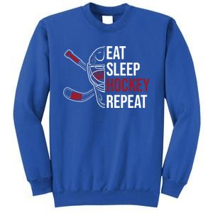 Hockey Lovers Eat Sleep Hockey Repeat Hockey Players Cool Gift Sweatshirt