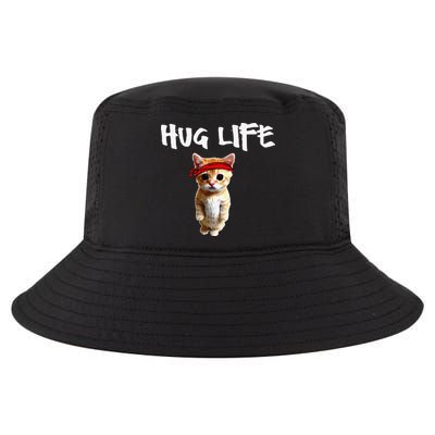 Hug Life Funny Awesome Cool Cute Cat Kitten Tee Cool Comfort Performance Bucket Hat