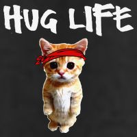 Hug Life Funny Awesome Cool Cute Cat Kitten Tee Cool Comfort Performance Bucket Hat