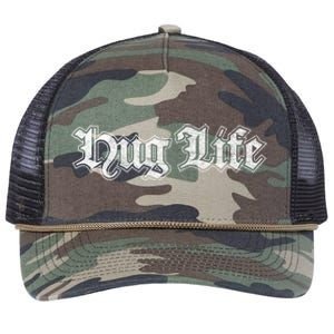 Hug Life Funny Gift Idea Retro Rope Trucker Hat Cap