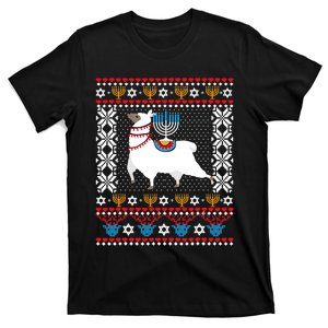 Happy Llamakah Funny Llama Lover Hanukkah Ugly T-Shirt