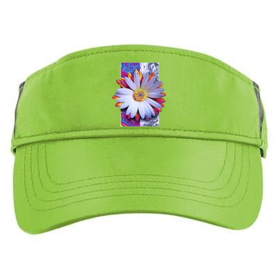 Holographic Lily Flower Adult Drive Performance Visor